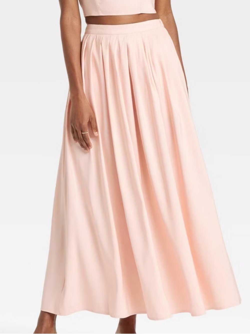 A New Day Pleated Maxi Skirt NWT!
